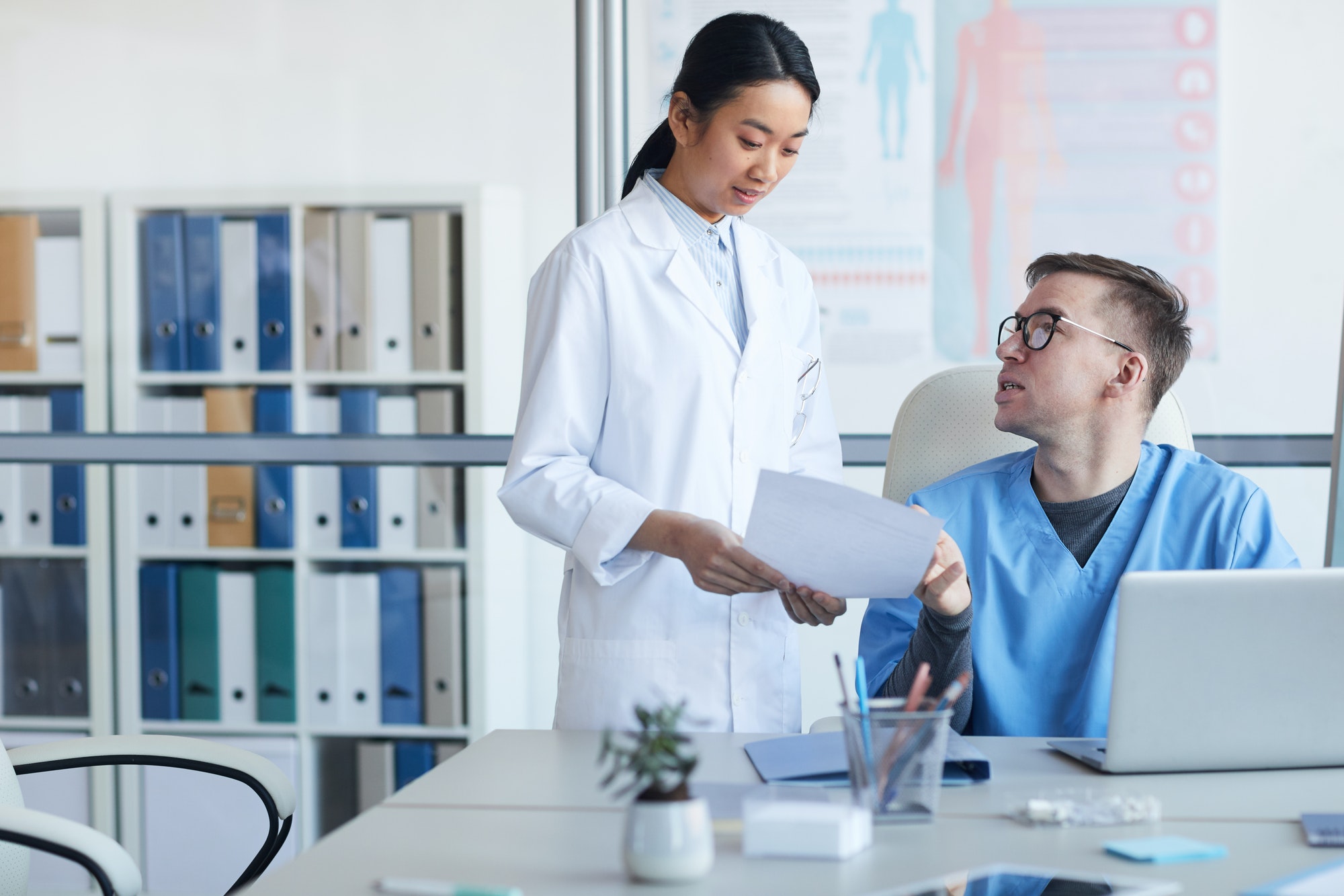 Medical Workers in Clinic